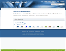 Tablet Screenshot of natur-direktversand.de